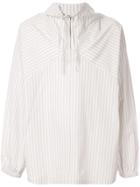 Jil Sander Striped Boxy Shirt - White