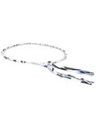Emilio Pucci Chain Belt With Printed Fabric Trim - Blue