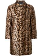 Dresscamp Leopard Print Coat, Adult Unisex, Size: Large, Brown, Rayon