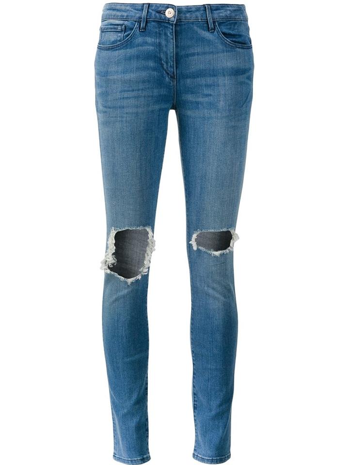 3x1 'hina Wash' Jeans, Women's, Size: 25, Blue, Cotton/polyester/spandex/elastane