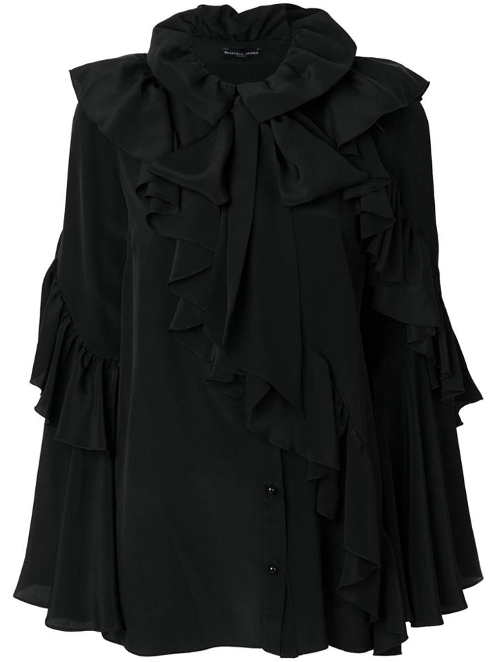 Alistair James Jinx Ruffle Blouse - Black