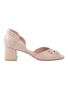 Sarah Chofakian Chunky Heel Sandals - Nude & Neutrals