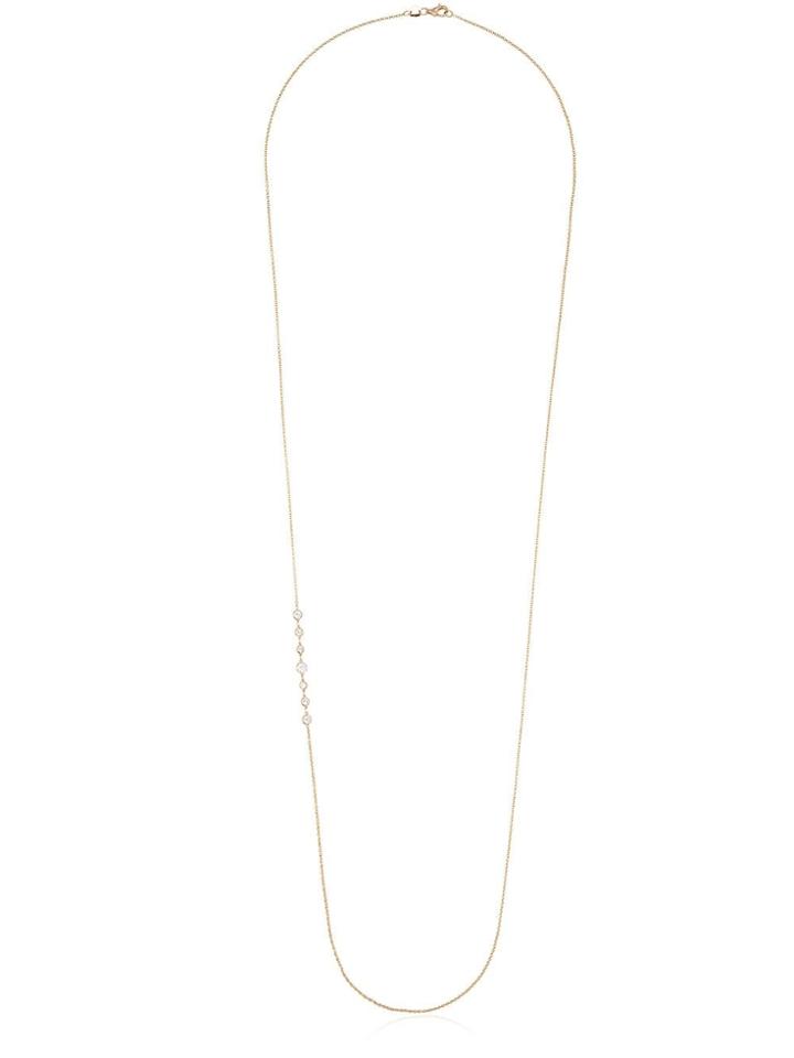 Jade Trau Metallic Penelope 18k Gold Diamond Necklace