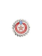 Burberry Horseferry Bottle Cap Brooch - Metallic
