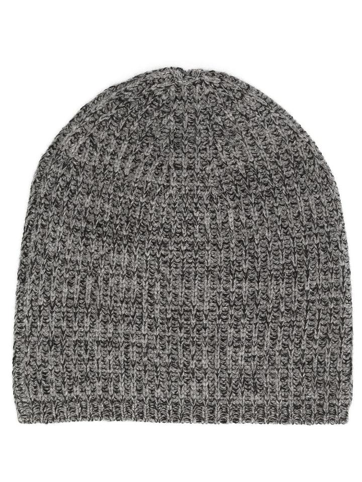 Denis Colomb - Heavy Knit Cap - Unisex - Cashmere - One Size, Grey, Cashmere