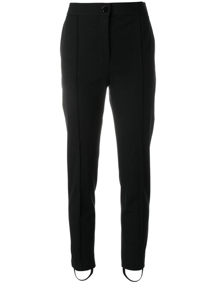 Joseph Cropped Stirrup Trousers - Black