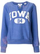 Re/done Iowa Sweatshirt - Blue