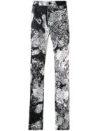 Lost & Found Rooms Printed Slim-fit Trousers - Black