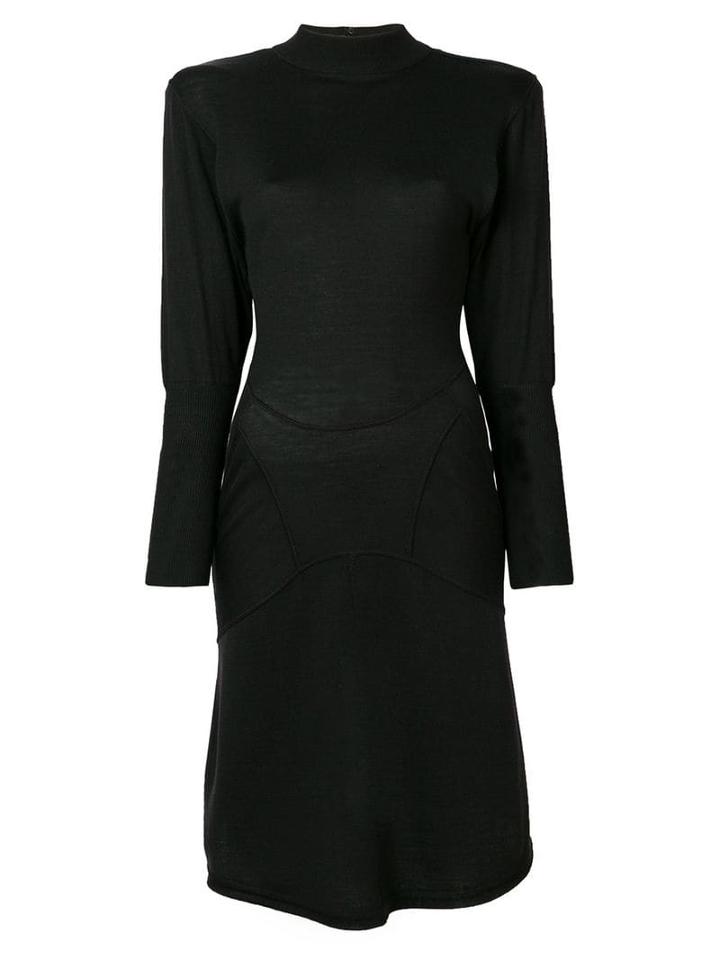Alaïa Pre-owned Fitted Short Dress - Black