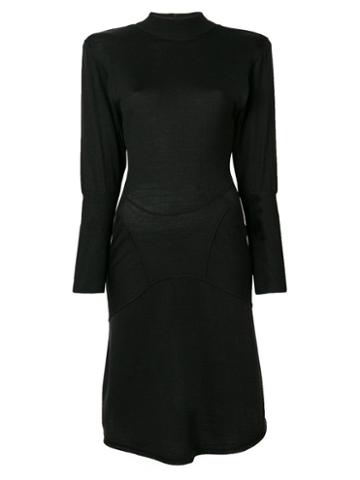 Alaïa Pre-owned Fitted Short Dress - Black
