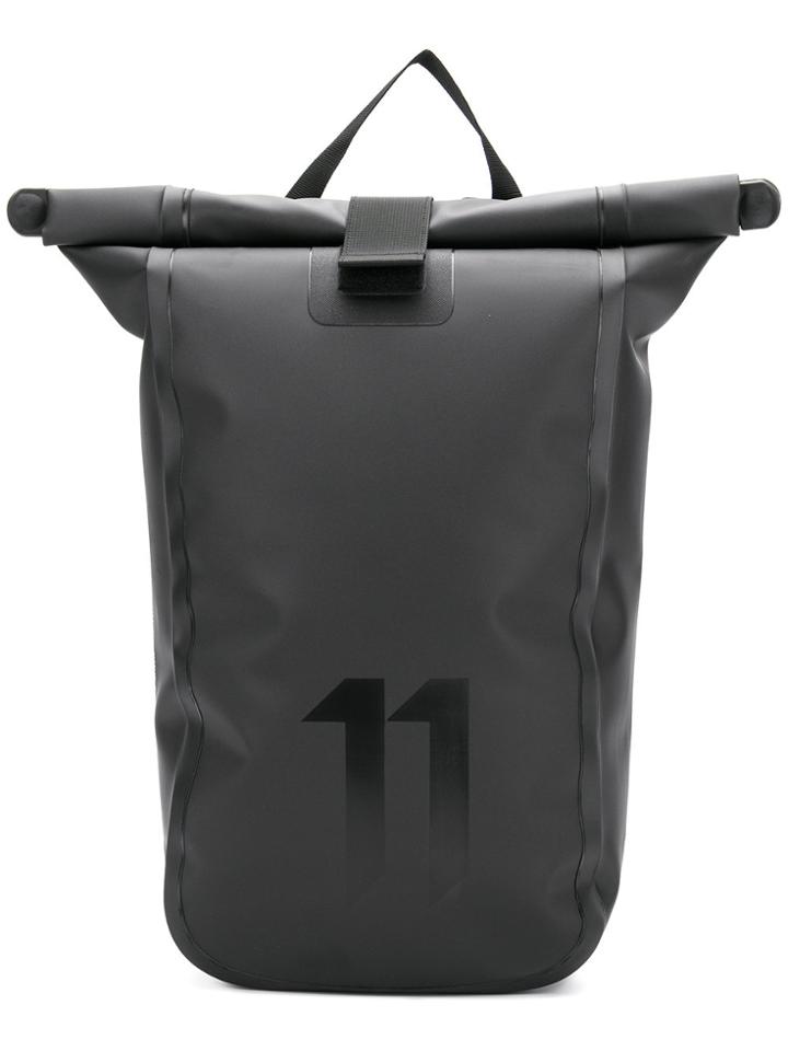 11 By Boris Bidjan Saberi Roll Top Backpack - Black