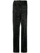 Fabiana Filippi High-waist Embellished Trousers - Black