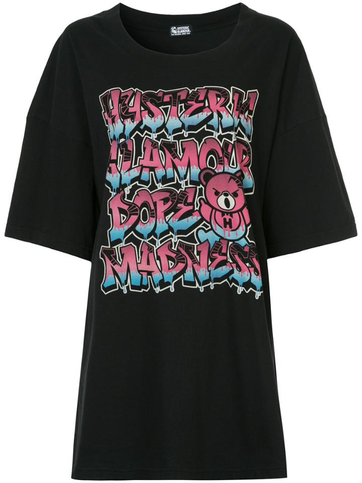 Hysteric Glamour Oversized T-shirt - Black