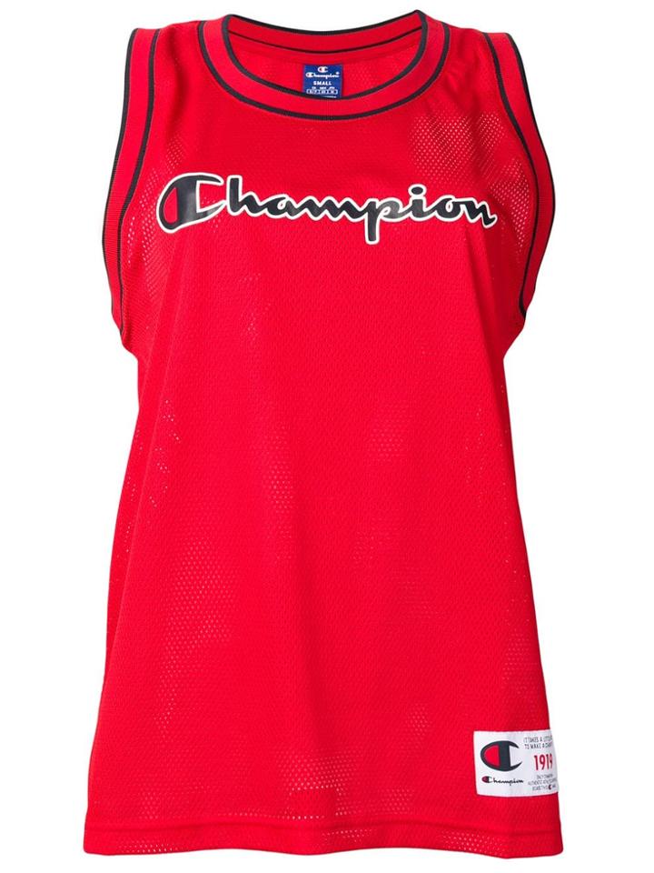 Champion Logo Mesh Vest - Red