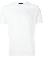 Emporio Armani Logo Round Neck T-shirt, Men's, Size: M, White, Cotton
