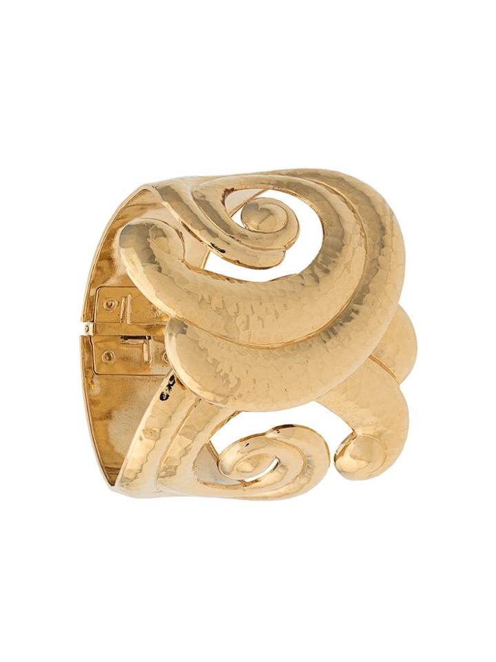 Susan Caplan Vintage 1970s Vintage Barrera Bracelet - Gold