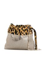 Paco Rabanne Contrast Clutch Bag - Gold