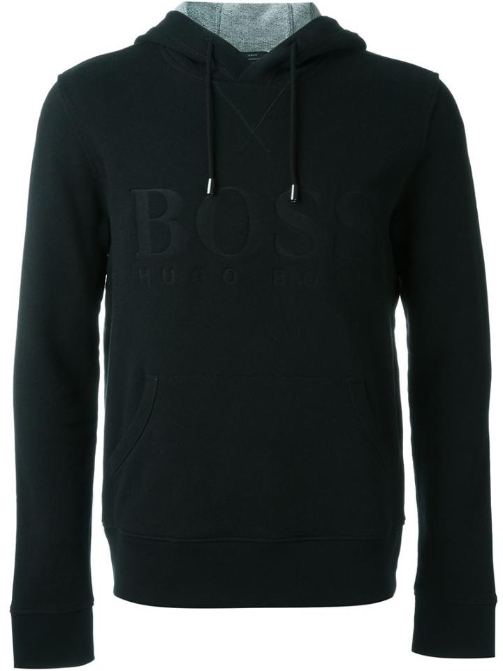 Boss Hugo Boss Embossed Logo Hoodie