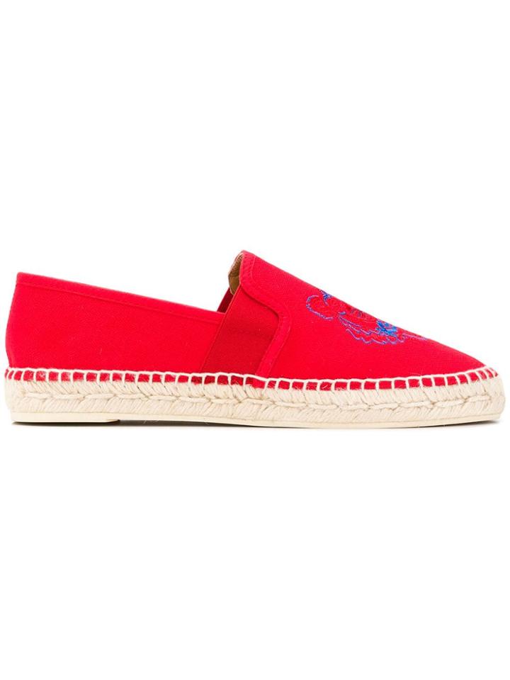 Kenzo Tiger Embroidered Espadrilles