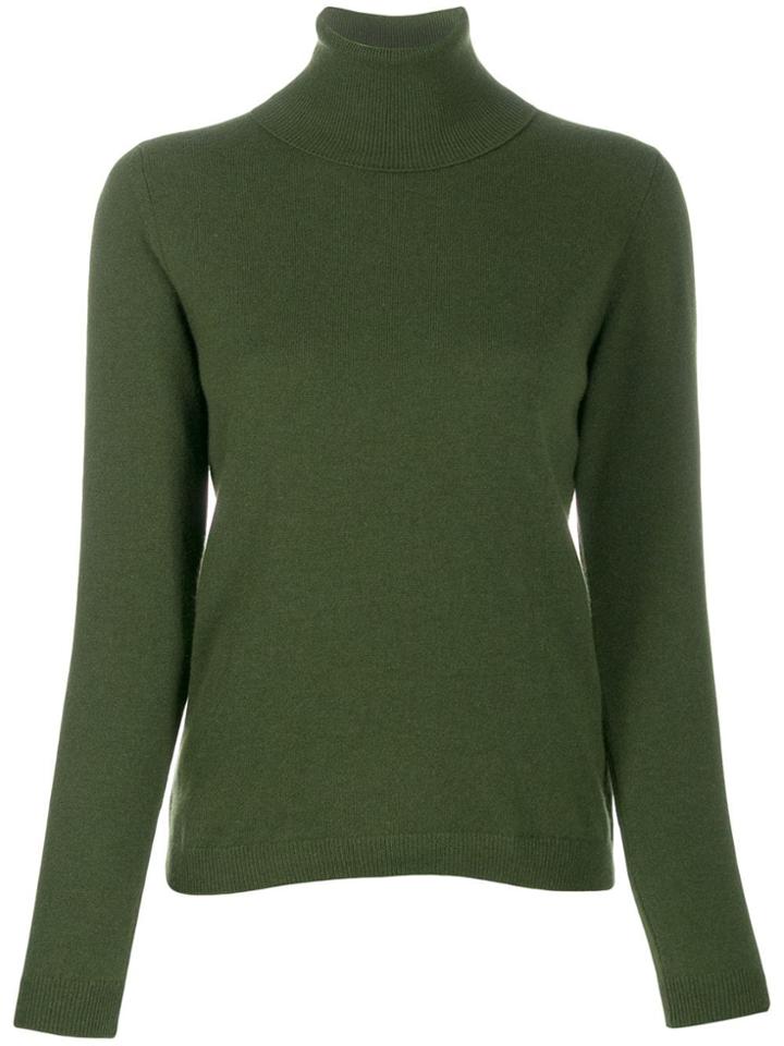 Lamberto Losani Roll Neck Sweater - Green