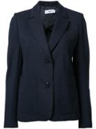 Closed Two-button Blazer, Women's, Size: Small, Blue, Polyamide/spandex/elastane/viscose/wool