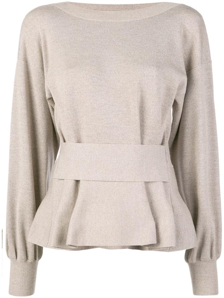 Agnona Knitted Top - Nude & Neutrals