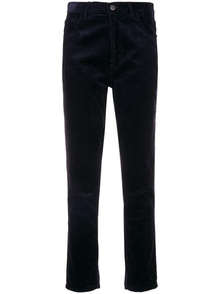 Mih Jeans Mimi Corduroy Slim-fit Trousers - Blue