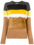Muveil Colour Block Jumper, Women's, Size: 40, Rayon/wool/nylon/acrylic
