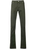 Jacob Cohen Logo Handkerchief Slim Jeans - Green