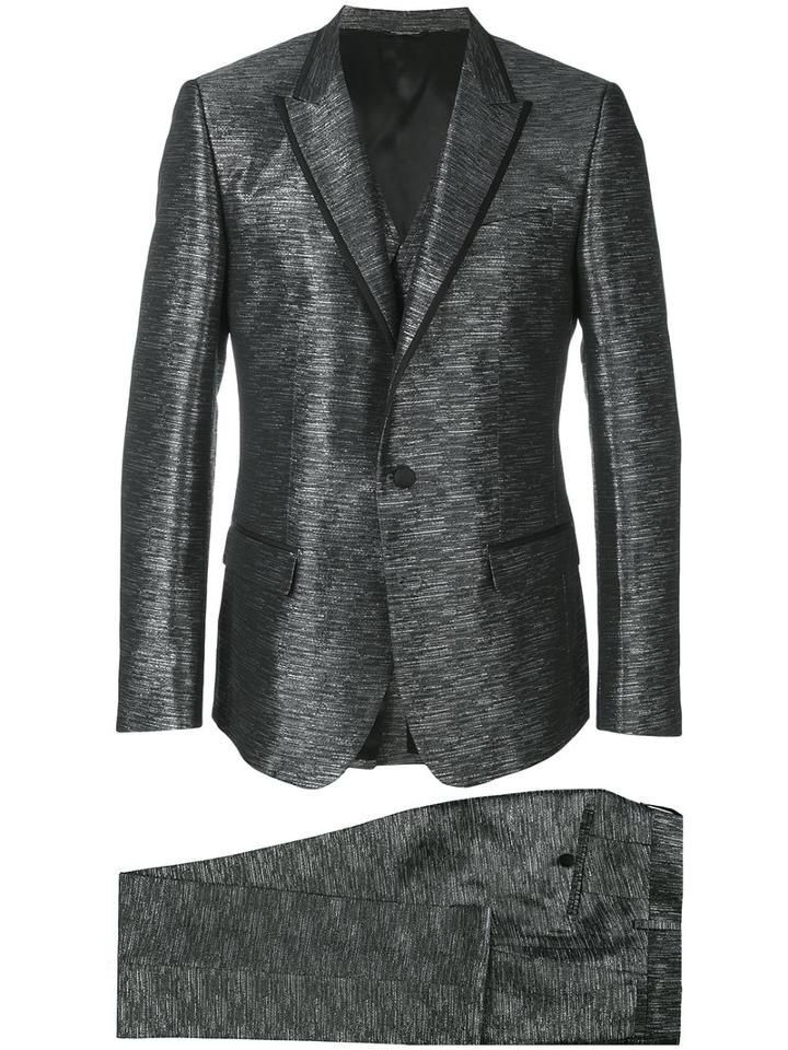 Dolce & Gabbana - Jacquard Lurex Suit - Men - Acetate/polyester/polyamide/viscose - 48, Grey, Acetate/polyester/polyamide/viscose