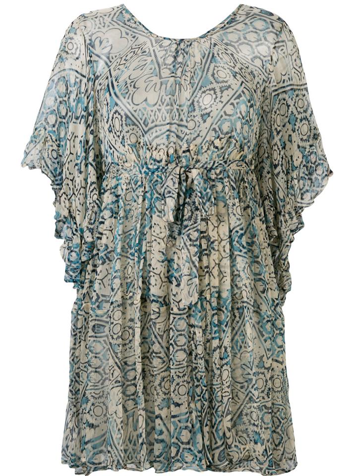 Mes Demoiselles Printed Dress - Blue