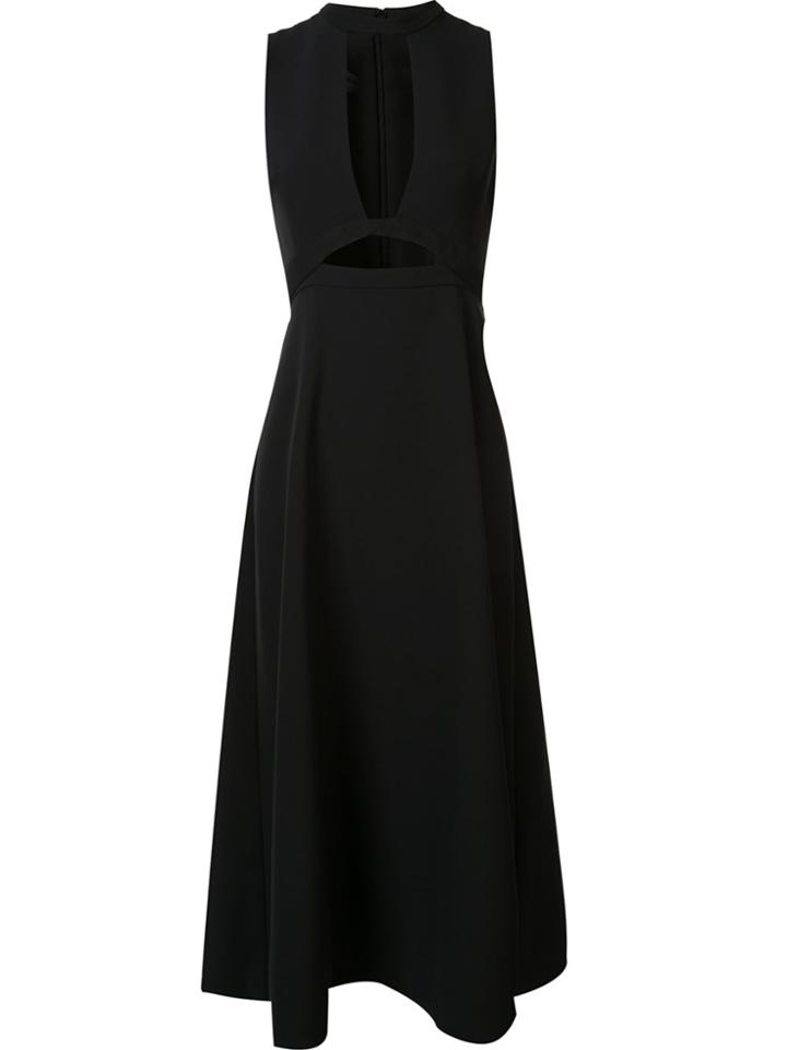 Misha Nonoo 'lauren Open Front' Dress - Black