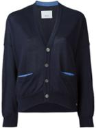 08sircus V-neck Cardigan, Women's, Size: 1, Blue, Cotton