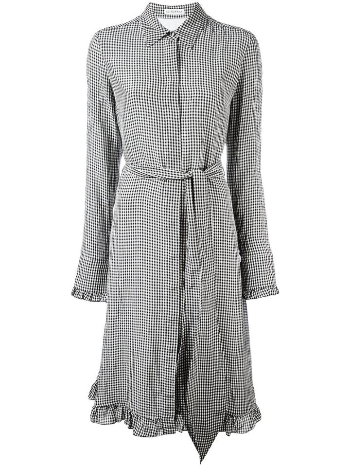 Altuzarra Checked Shirt Dress, Women's, Size: 36, Black, Silk/polyester/viscose
