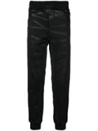 Philipp Plein Xyz Skull And Plein Track Trousers - Black