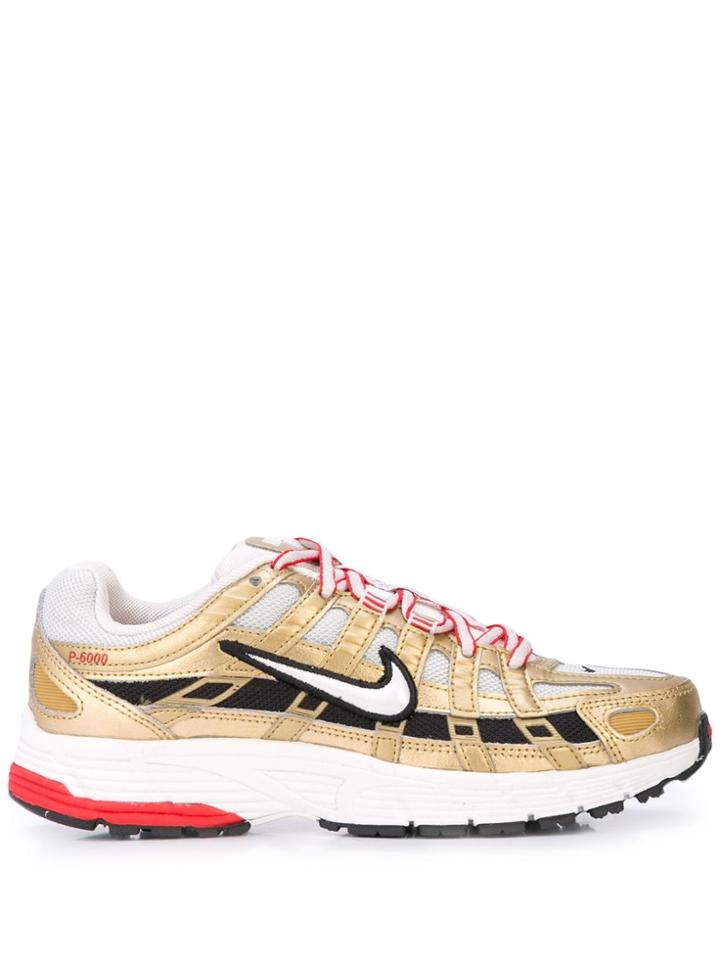 Nike Side Logo Sneakers - Gold
