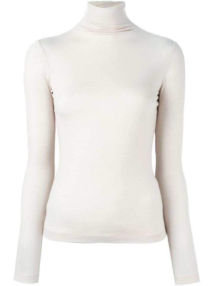 Plein Sud Turtleneck Jumper, Women's, Size: 42, Nude/neutrals, Spandex/elastane/virgin Wool