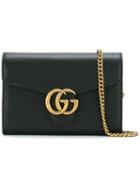 Gucci 'gg Marmont' Chain Bag, Women's, Black, Leather