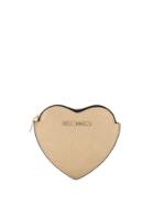 Love Moschino Heart-shaped Wallet - Gold