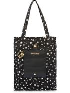Miu Miu Faille Foldable Tote Bag - Black