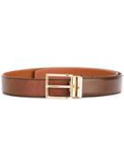 Santoni Classic Belt, Men's, Size: 95, Brown, Calf Leather