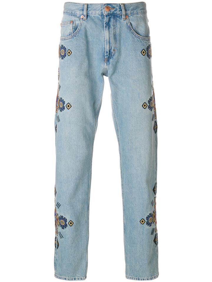 Isabel Marant Jasper Denim Trousers - Blue