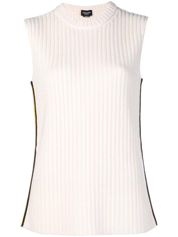 Calvin Klein 205w39nyc Ribbed-knit Top - White
