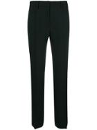 Alberta Ferretti Tailored Straight-leg Trousers - Black