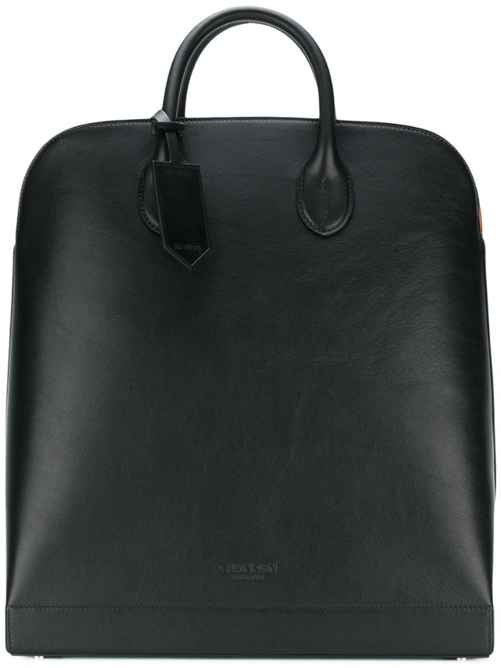 Calvin Klein 205w39nyc Deep Logo Embossed Tote - Black