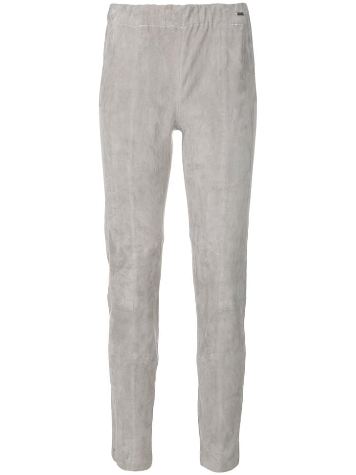 Woolrich Slim-fit Cropped Trousers - Grey