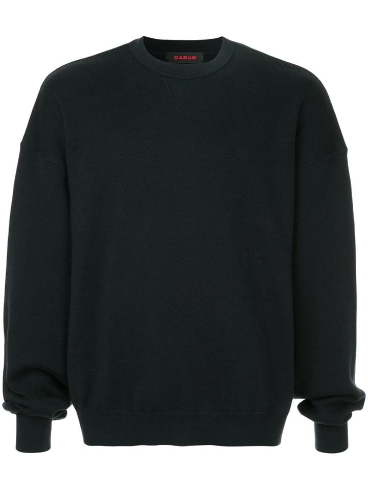 Caban Knitted Sweatshirt - Blue
