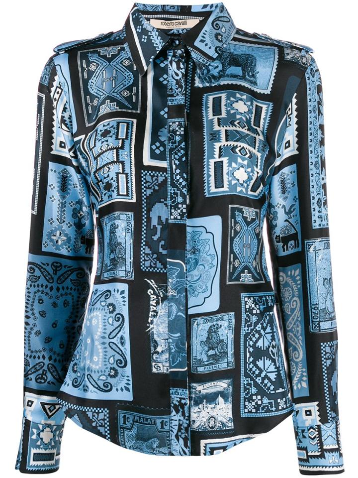 Roberto Cavalli Roberto Cavalli Jqt7022ns03 T1187 - Blue