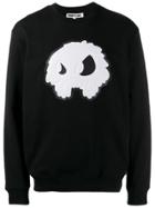 Mcq Alexander Mcqueen Monster Motif Sweatshirt - Black