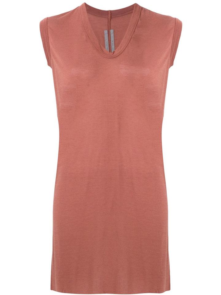Rick Owens Oversized Tank Top - Brown